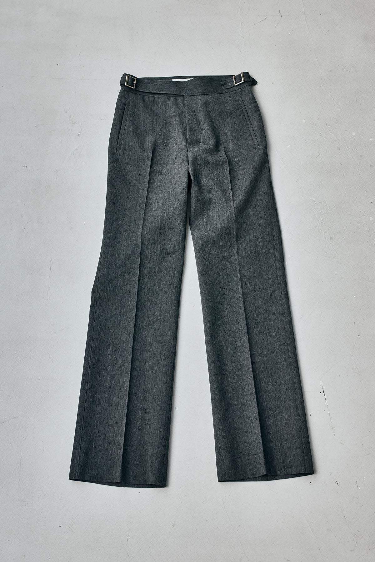 Melange Twill Slim Gurkha Trousers