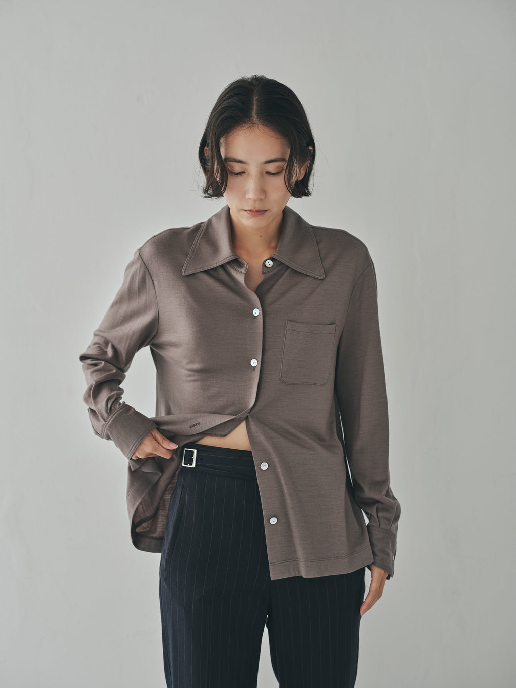 Wool Jersey Shirt