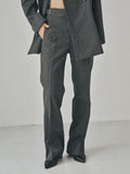 Melange Twill Slim Gurkha Trousers